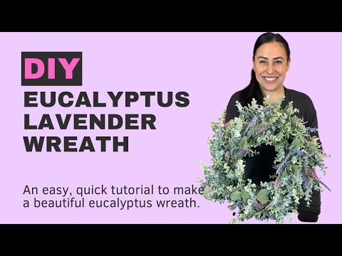 Eucalyptus Wreath Tutorial | Easy Spring Wreath Tutorial | How to Make a Realistic Wreath
