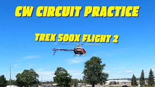 CW Circuit Practice | Trex 500x | Aug 13/22 | Flight 2