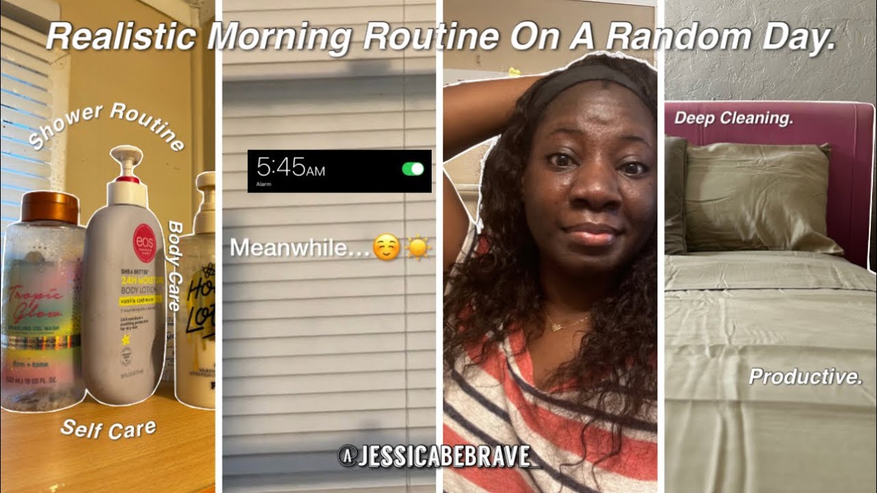 5:45AM MORNING ROUTINE On A RANDOM DAY: REALISTIC + Productive. Self ...