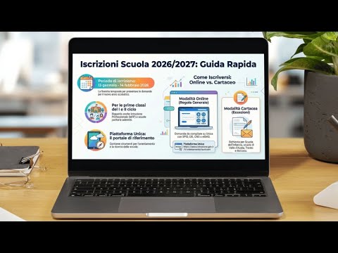 Video Iscrizioni scuola 2026/2027: guida rapida