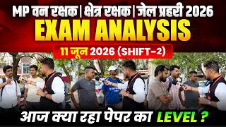 MP वन रक्षक 2026 | जेल प्रहरी | क्षेत्र रक्षक | 11 June 2-Shift Exam Analysis | By WiNNERS Institute