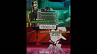 Albert Wesker (MVC3) vs Lucifer (Hazbin Hotel) #shorts