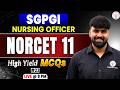 NORCET 11,SGPGI Nursing Officer | NORCET 11 MCQ Series | SGPGI Lucknow ,NORCET 11  Preparation 2026