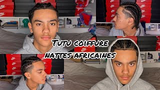 COMMENT FAIRE DES TRESSES COLLÉES TUTO COIFFURE