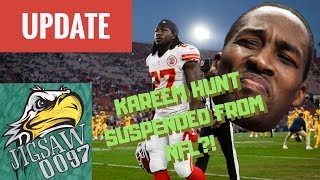 KAREEM HUNT Suspended For Abuse? Chiefs RB Placed On EXEMPT LIST!