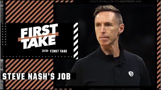 Where does Steve Nash's job stand after being swept by Celtics? | First Take