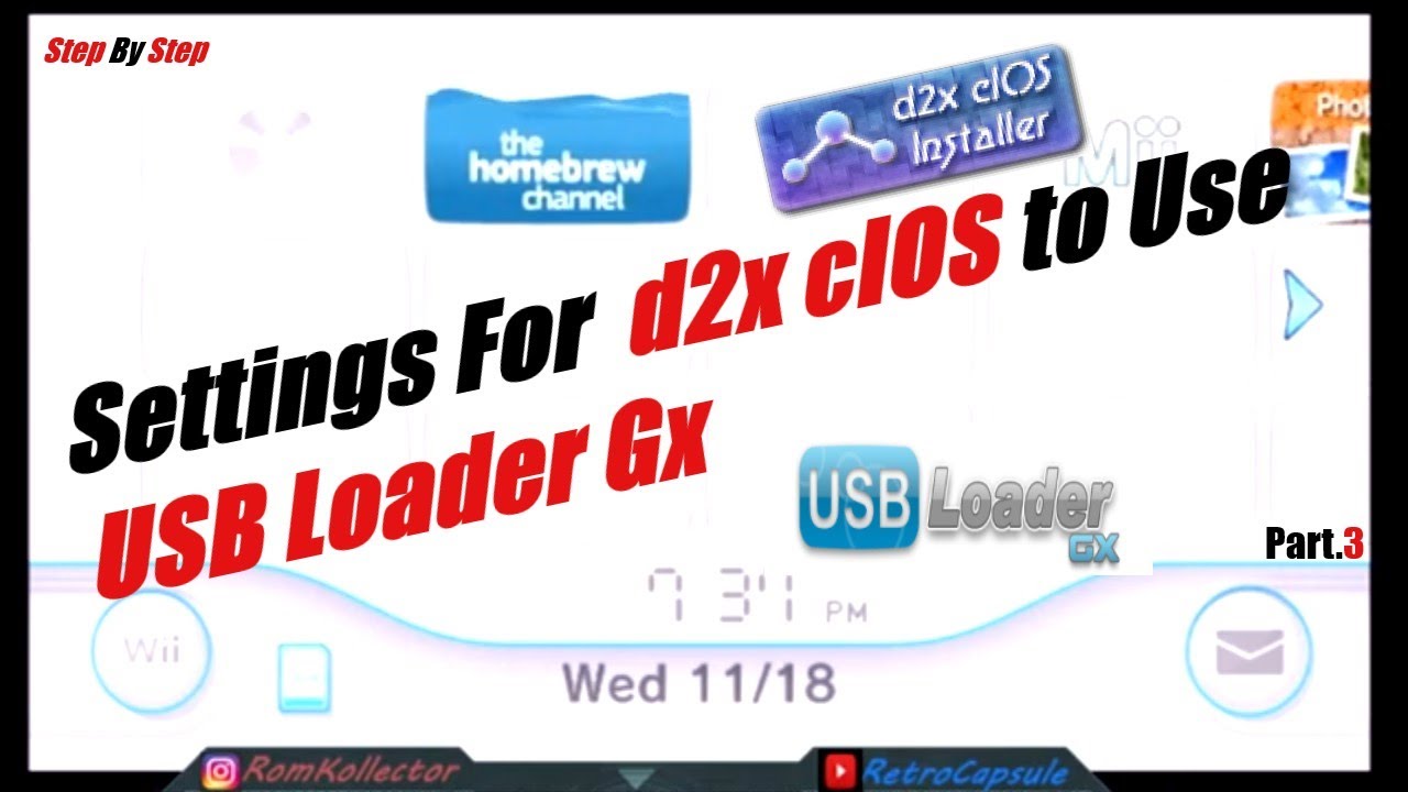 Usb Loader Gx D2x Cios Settings For Usb Loader To Work Youtube