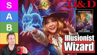 D&D 5.5e: Illusionist Wizard Subclass - Analysis Guide Ranking - PHB