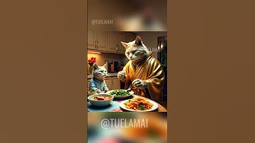 MỤ GIÚP VIỆC ĐỘC ÁC VÀ MÈO CON #meow #cat #ai #short