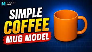 Autodesk Maya Learning  Day 3  | Modeling a Simple Cofee Mug #maya