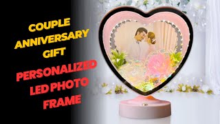 Personalized Heart Shape LED Photo Frame| Couple Gift Ideas| Best Wedding Anniversary Gifts screenshot 4