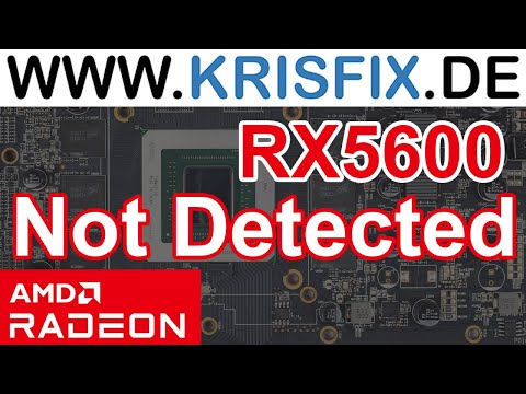 Sapphire RX 5600XT graphics card Repair [Not Detected] #amd #gpurepair