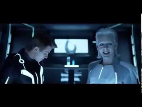 Daft Punk cameo in Tron Legacy Fight scene [HQ] feat."Derezzed"