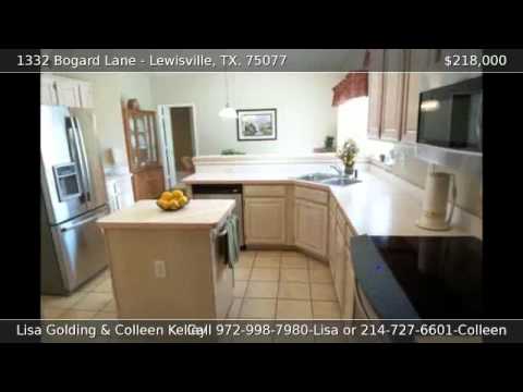 1332 Bogard Lane, Lewisville, TX home video tour
