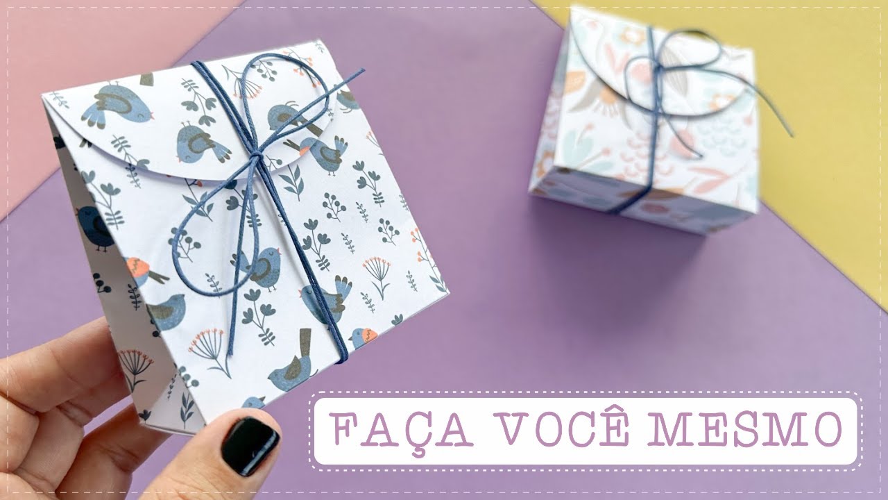 DIY - EMBALAGEM DE PAPEL | COMO FAZER?