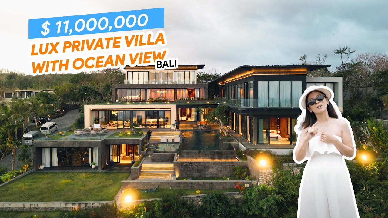 Eps. 526 | VILLA BALI $11,000,000 DGN OCEAN VIEW DAN MODERN INTERIOR. RATE SEWA 50-60JT/HARI