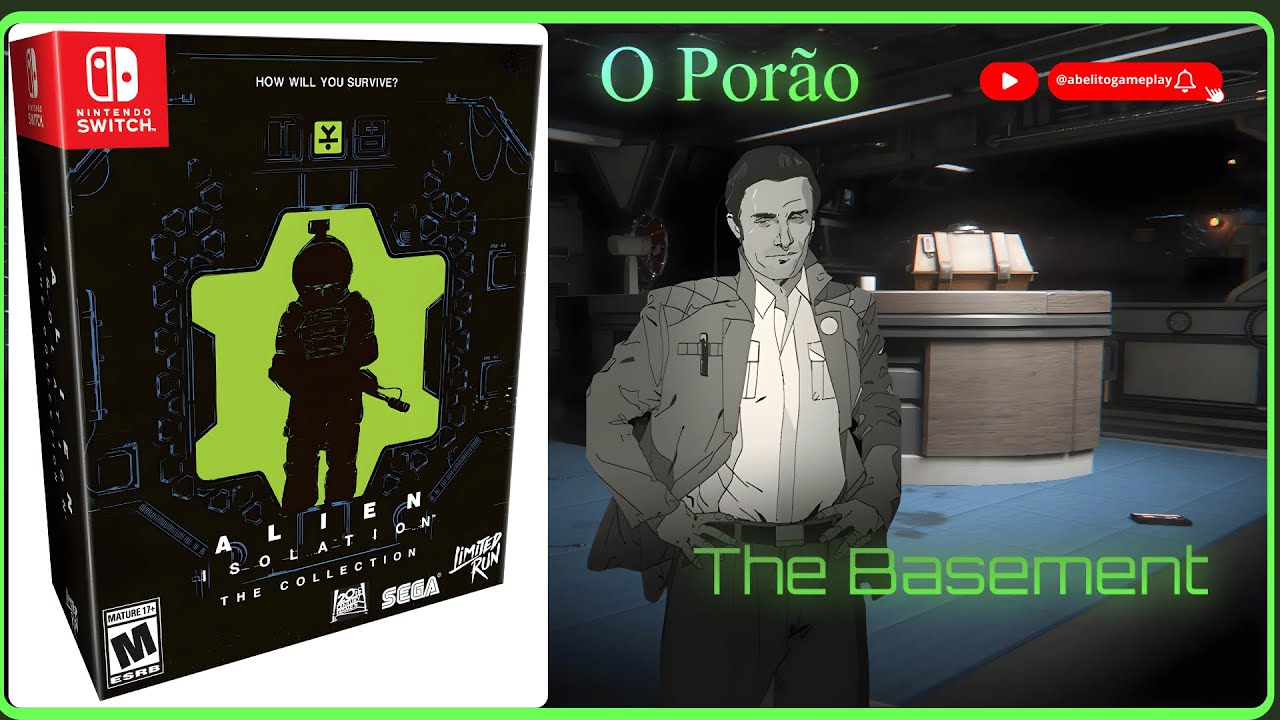 Alien Isolation Ransome *9 - Alien Isolation no Switch - DLC O PORÃO (The Basement) Os 3 ...