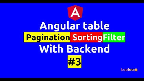 Search Sort and Pagination in Angular