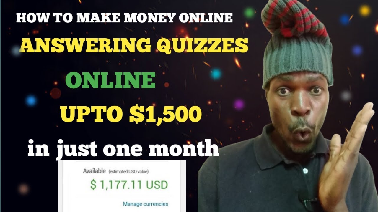 How To Make Money Upto $1,500/Month Answering Questions Online - YouTube
