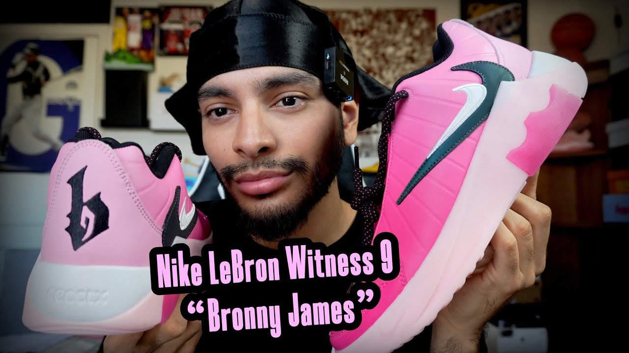 Nike LeBron Witness 9 “Bronny James”. - YouTube