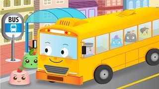 Wheels On The Bus Song - Pudding Nursery Rhymes 버스 송 휠온더버스 푸딩 송