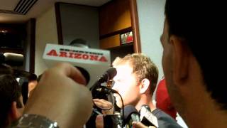 Zach Duke Postgame, Diamondbacks vs Indians (June 29, 2011)