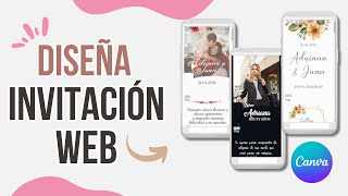 INVITACION WEB con Canva.  ¡Tutorial Actualizado 2024!