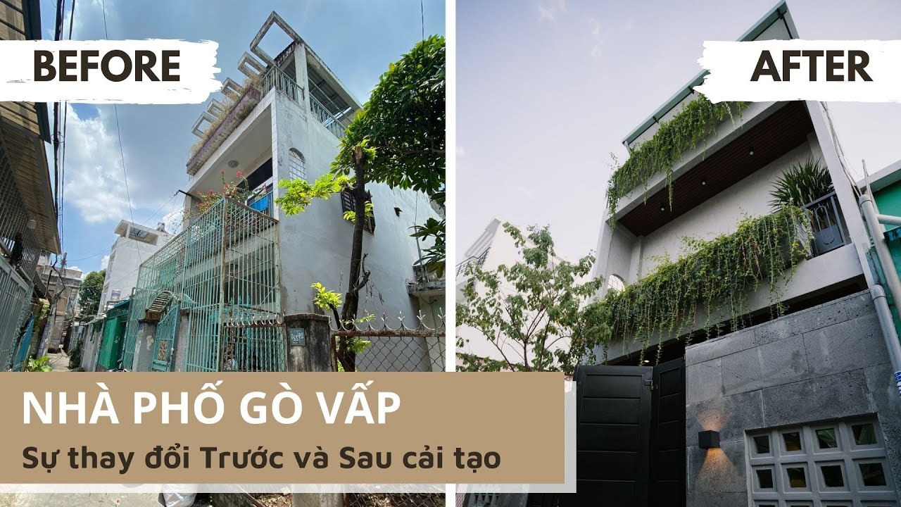 [Before After] Thiết Kế Thi Công Cải Tạo Nhà Phố Gò Vấp | TRÒN DECOR ...
