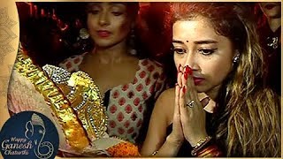 Tina Dutta's Ganpati Aarti and Visarjan | GANESH CHATURTHI 2017
