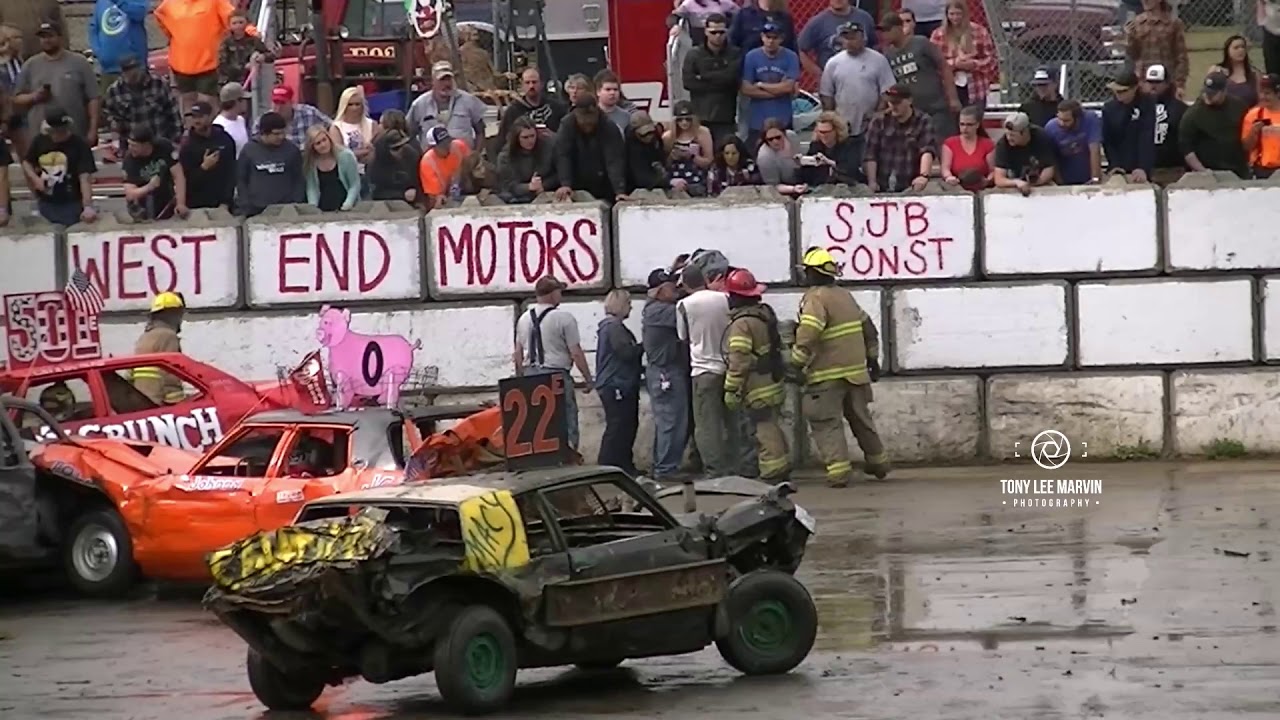 Forks Washington 4th Of July Demolition Derby THE MAIN!! 2019 YouTube