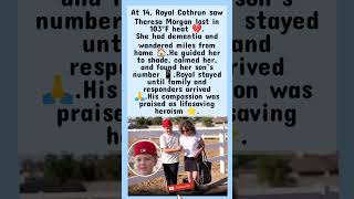Teen Saved Elder in Arizona Heat ☀️ #shorts #empathy #kindness #dementiaawareness #hope