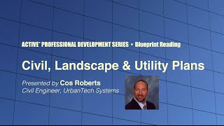 Blueprint Reading - Civil, Landscape, and Utility Plans Blueprint Reading - Civil, Landscape, and Utility Plans UrbanTech