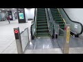 JR鴫野駅のエスカレーター１【逆走防止ブザー作動】