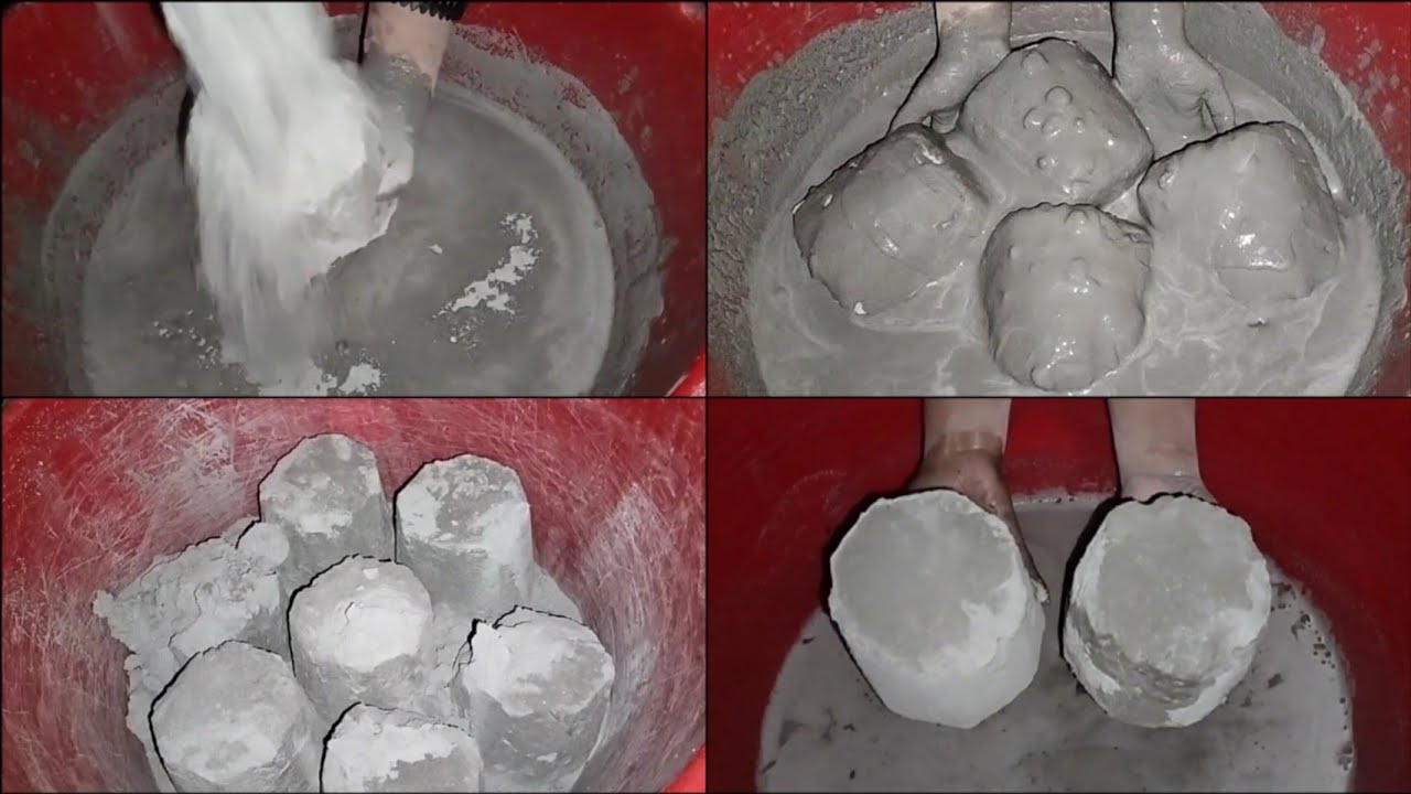 ASMR:creamy soft snappy dusty slate pencil texture crumble dry+water ...