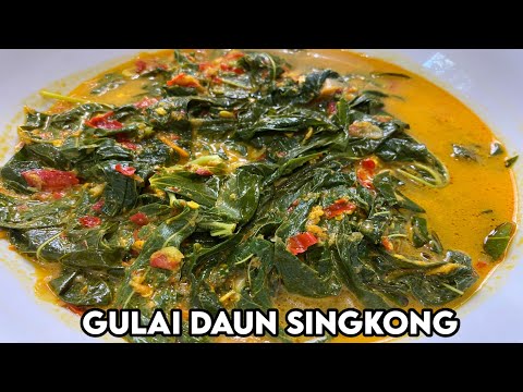 Resep Gulai Daun Singkong Ebi