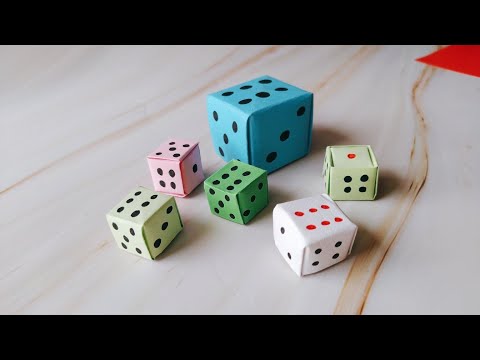 Video Cách làm xúc xắc bằng giấy đơn giản nhất# Gấp giấy... - youtube