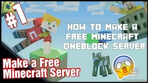 HOW TO MAKE A FREE MINECRAFT ONEBLOCK SERVER TO PLAY WITH FRIENDS #aternos #minecraft