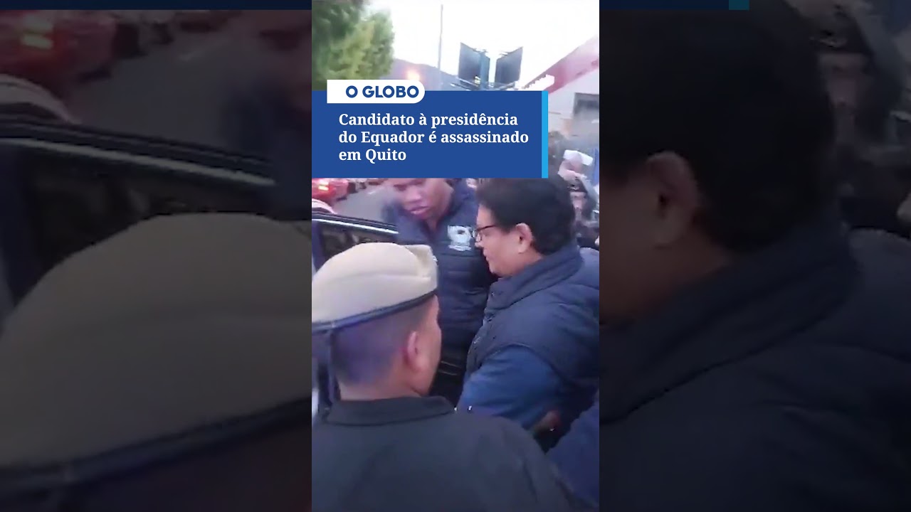 Candidato à Presidência do Equador é assassinado em Quito: Veja o momento dos disparos