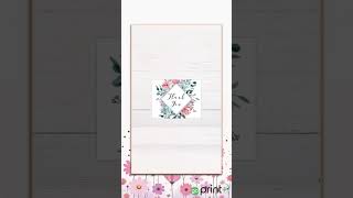 Dusty Blue Diamond Thank You Card