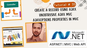 Tutorial 35: Create a record using AJAX | Unobtrusive ajax MVC | Ajaxoptions properties in MVC
