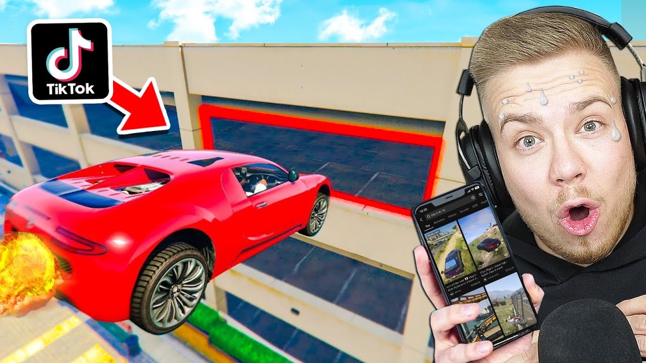VIRALE GTA 5 STUNTS auf TIK TOK NACHMACHEN 5.0