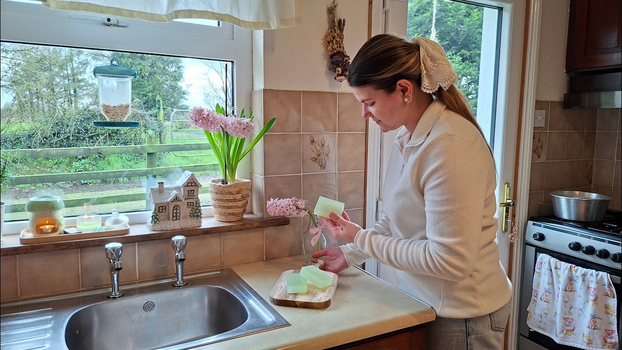 Медленная жизнь в сельской Ирландии | Уютный дождливый день, домашний пирог и капучино