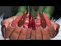 Stiletto Fall Nails | Acrylic Nails Tutorial | Nails For Beginners | Natali Carmona