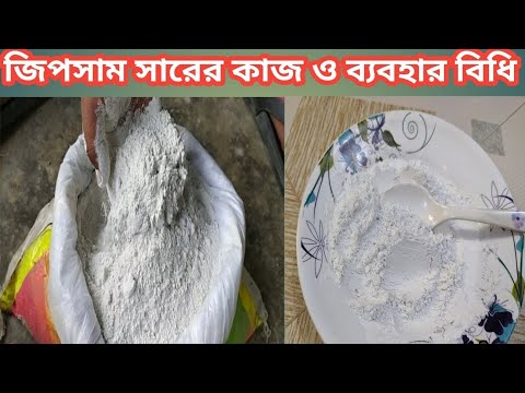 ভিডিও: বাগানের জিপসাম তথ্য - জিপসাম কি মাটির জন্য ভালো