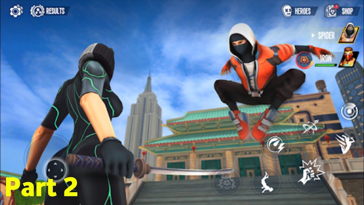 Spider Fighter 3 - Gameplay Walkthrough Part 2 - Intro & Tutorial (iOS, Android)