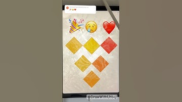 Digital Emoji Color Mixing on request 😍 #procreate #colormixingmagic #colourmixing #emojimix