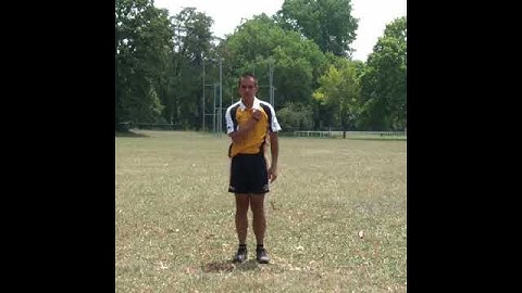 Touch Referee signal : Forward pass (side line referee)