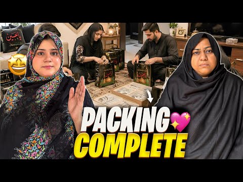 Alhamdulillah Karbala Bhejne Ke Liye Sara Tabarruk Pack Kar diya😍🎁| Sab Ne Mil Kar Naan Chanay Khaye