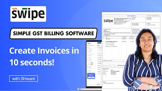 Create Invoice in just 10 Seconds! | Swipe Billing Software screenshot 4