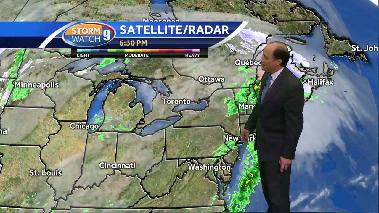 Watch: Rain moves out overnight - YouTube